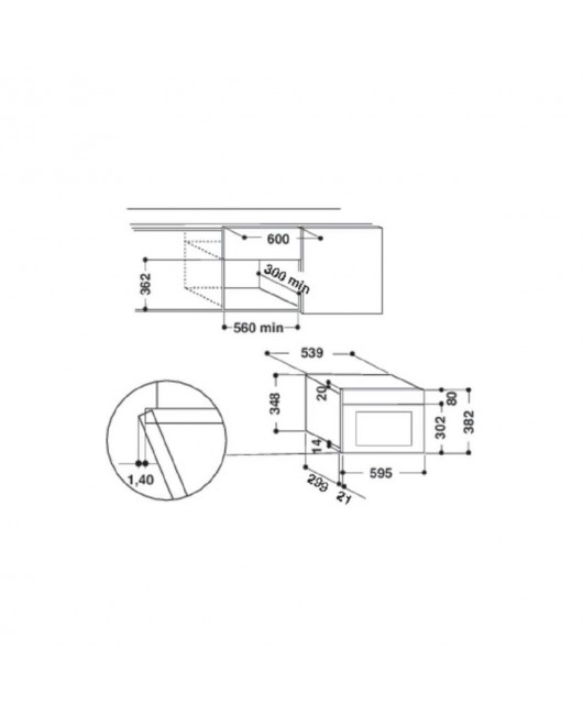 Cuptor cu microunde WHIRLPOOL AMW 435 IX 