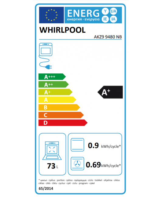 Cuptor electric incorporabil Whirlpool AKZ9 9480 NB