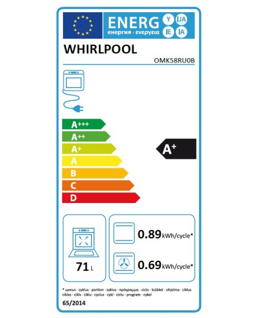 Cuptor electric incorporabil Whirlpool OMK58RU0B