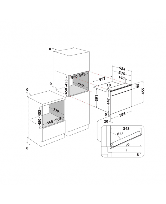 Cuptor cu microunde incorporabil Whirlpool W11I MW161