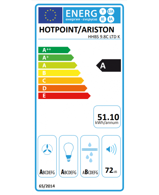 Hota decorativa Hotpoint HHBS 9.8C LTD K