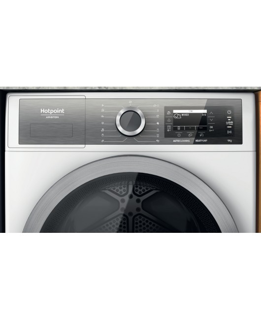 Uscator de rufe cu condensator si pompa de caldura Hotpoint H8 D94WB EU