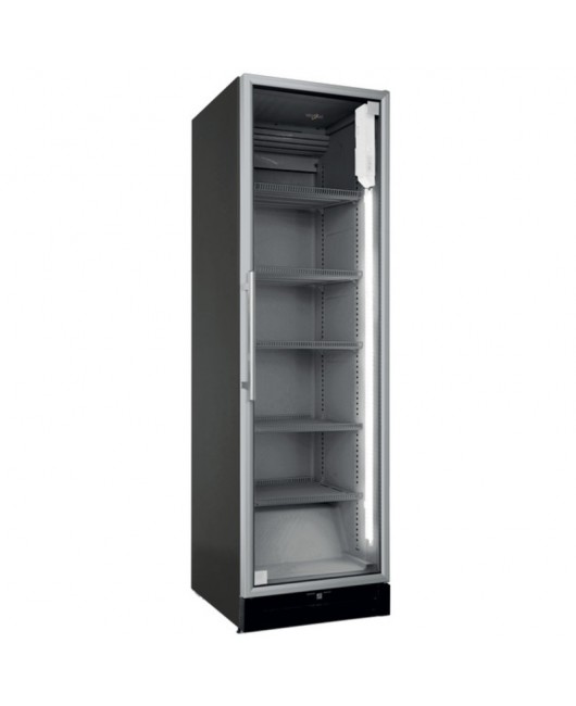 Vitrina frigorifica profesionala cu o usa Whirlpool ADN 221S, 480 litri, inox, rama aluminiu