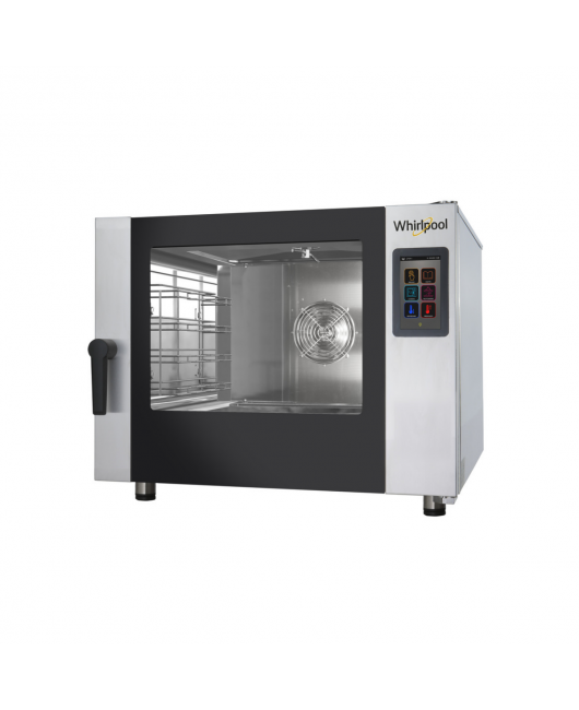 Cuptor electric profesional Whirlpool AFO ET 4DS, touch screen, combi + abur direct, 4 nivele