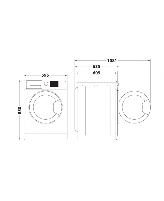 Masina de spalat rufe profesionala Whirlpool AWG 1114SD, 11 kg