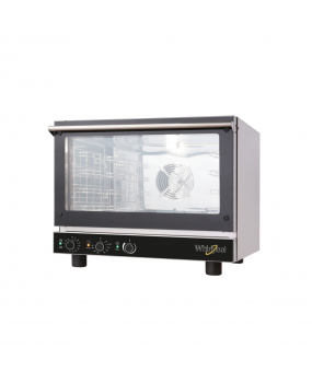 Cuptor electric profesional cu suport Whirlpool AFO EM4SO, control mecanic, convectie + abur, 4 nivele