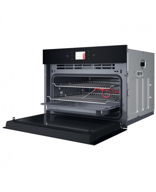 Cuptor cu microunde incorporabil Whirlpool WCW11O7HTSB, curatare hidrolitica, Touch-control, sonda de carne