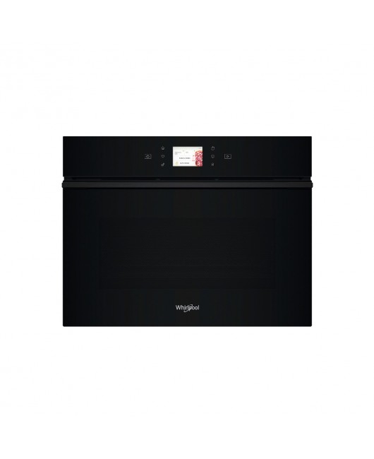 Cuptor cu microunde incorporabil Whirlpool WCW9O7PHTSB, curatare hidrolitica, Touch-control, sonda de carne