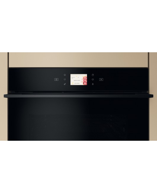 Cuptor cu microunde incorporabil Whirlpool WCW9O7PHTSB, curatare hidrolitica, Touch-control, sonda de carne