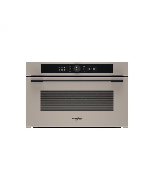Cuptor incorporabil cu microunde si grill Whirlpool WMD54MBG, autocuratare hidrolitica, beige
