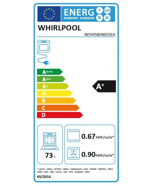 Cuptor electric incorporabil Whirlpool WOI4S8HM2SEA, Steam+, Hidroliza