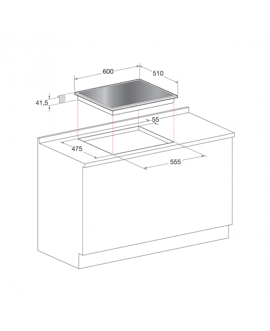 Plita incorporabila pe gaz Whirlpool POW 64D2 NB