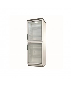 Vitrina frigorifica profesionala cu doua usi Beko ADN 230/2, 350 litri, rama alba