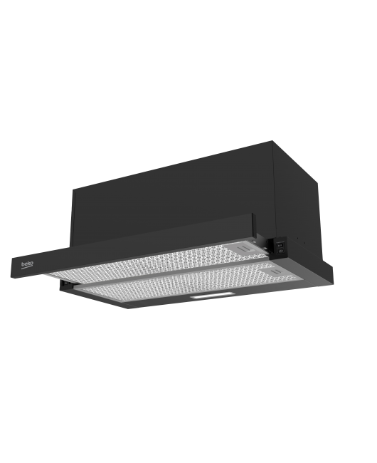 Hota incorporabila telescopica Beko HNT61520BH, 574 m3/h