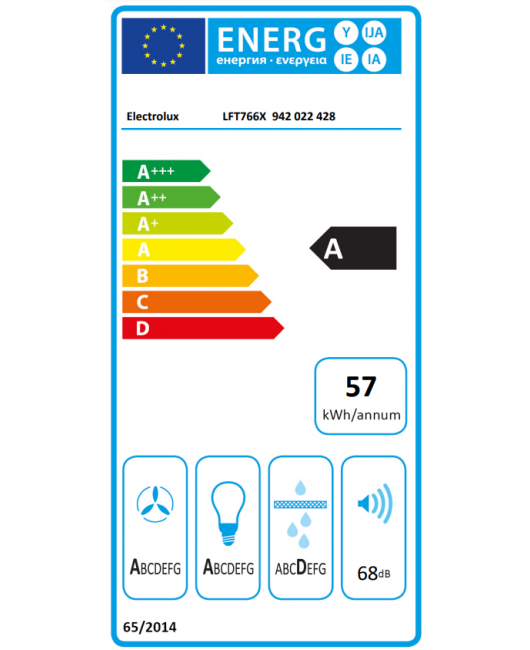 Hota decorativa Electrolux LFT766X