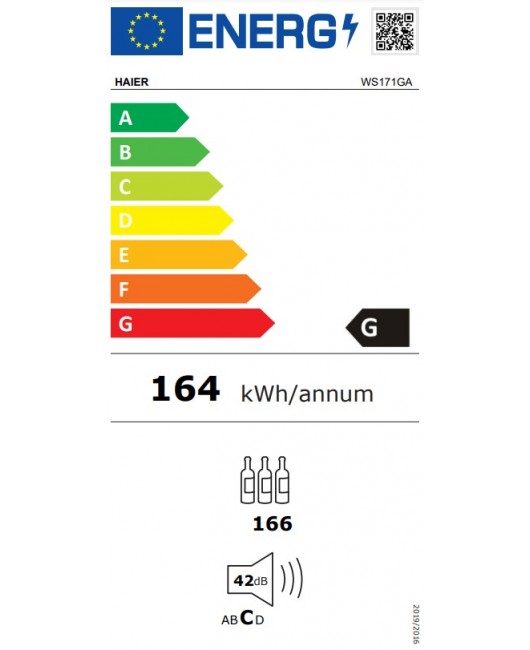 Racitor de vinuri neincorporabil Haier WS171GA